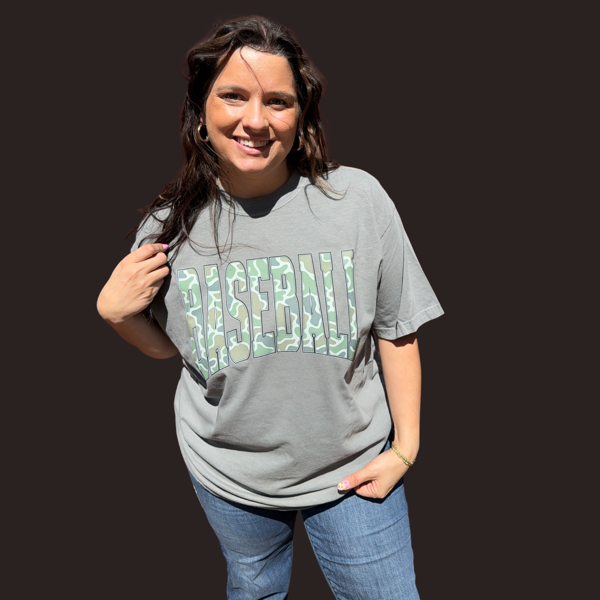 CAMO BASEBALL- SHORT SLEEVE