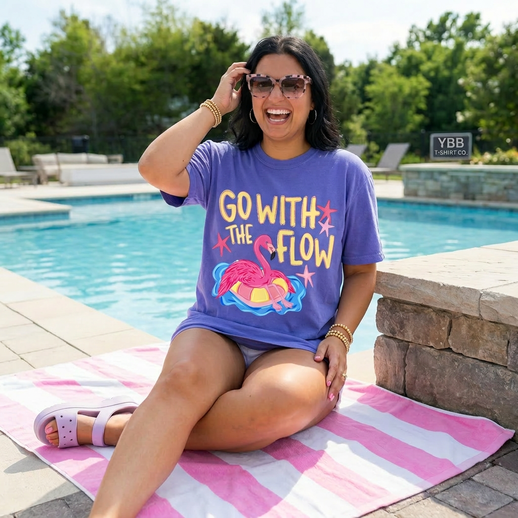 GO WITH THE FLOW- FLO BLUE