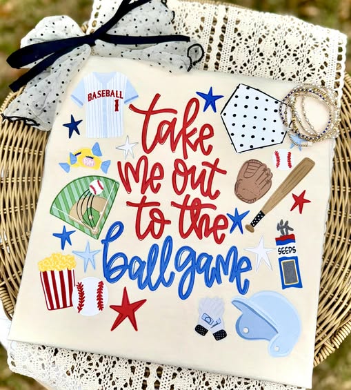 TAKE ME OUT TO THE BALL GAME- SHORT SLEEVE