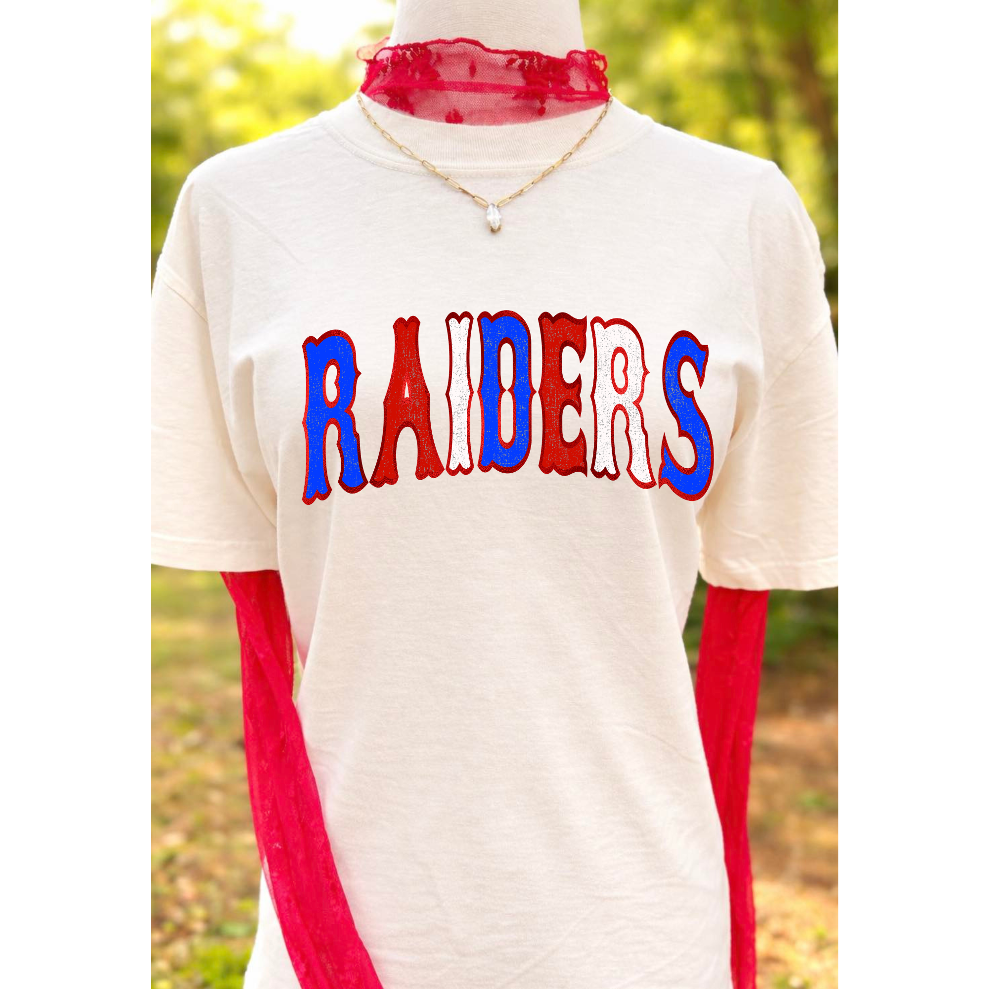 RAIDERS BASEBALL LETTERING - SHORT SLEEVE
