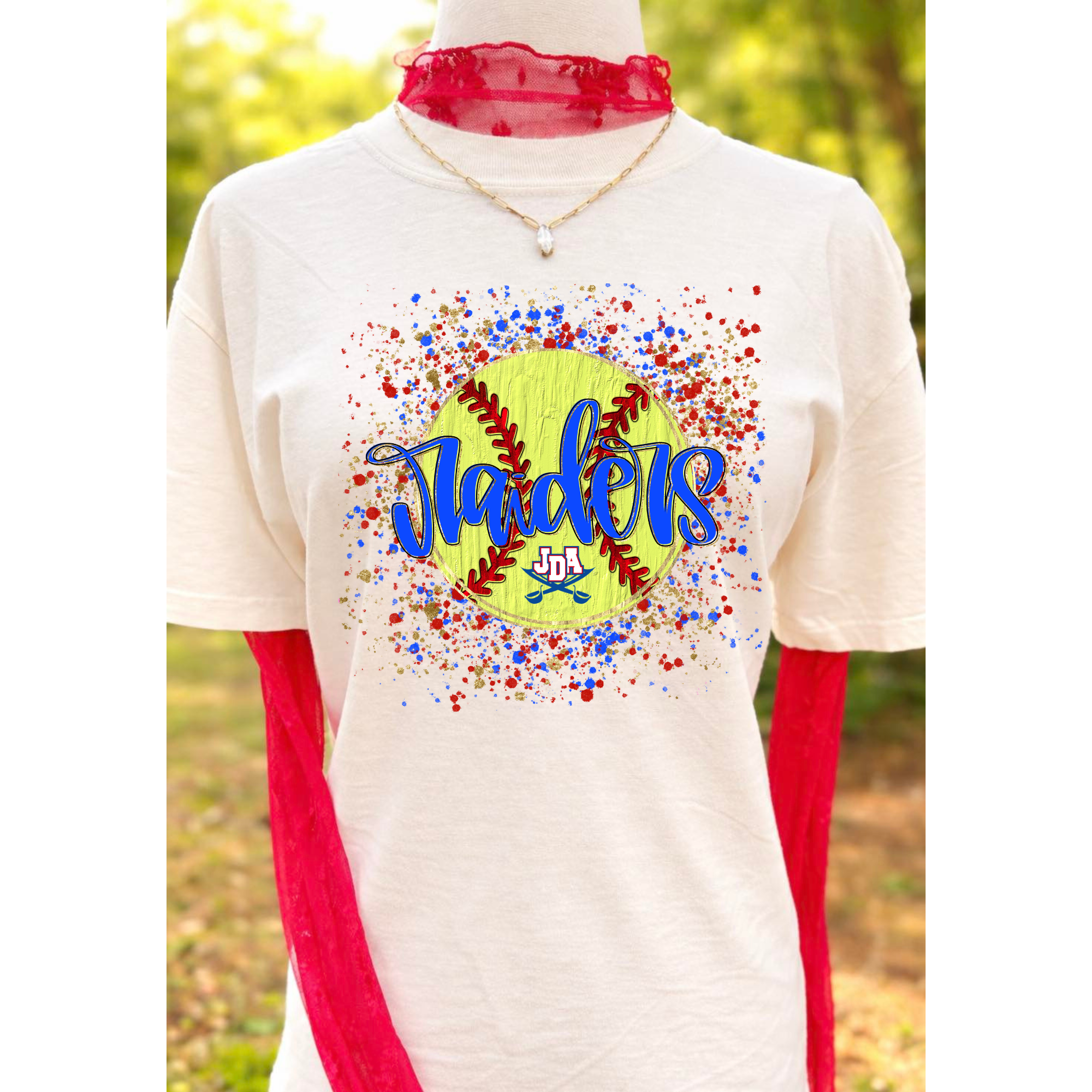 RAIDERS SOFTBALL SPLATTER - SHORT SLEEVE