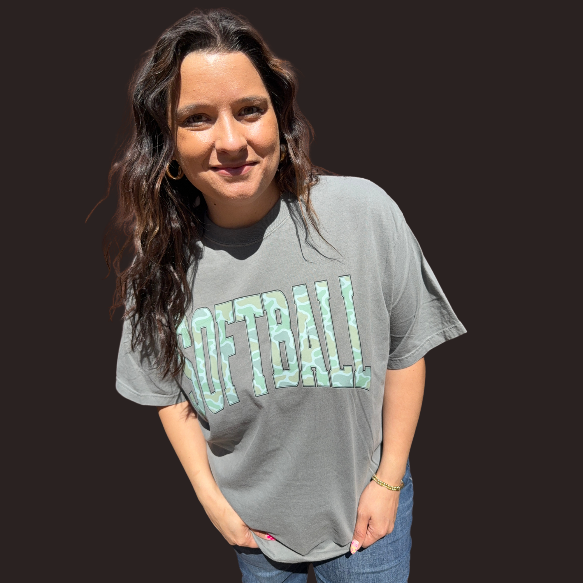CAMO SOFTBALL- SHORT SLEEVE